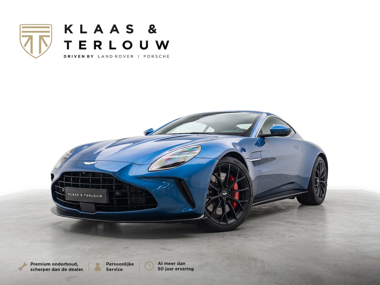 Aston Martin V8 Vantage - 4.0 New Vantage 665 PK / 21 Inch Satin Black / Carbon Bucket seats Elektrisch / Apple Carp - AutoWereld.nl