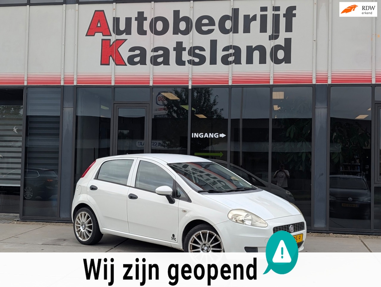 Fiat Grande Punto - 1.2 Active - Airco - Stuurbekrachtiging - - AutoWereld.nl