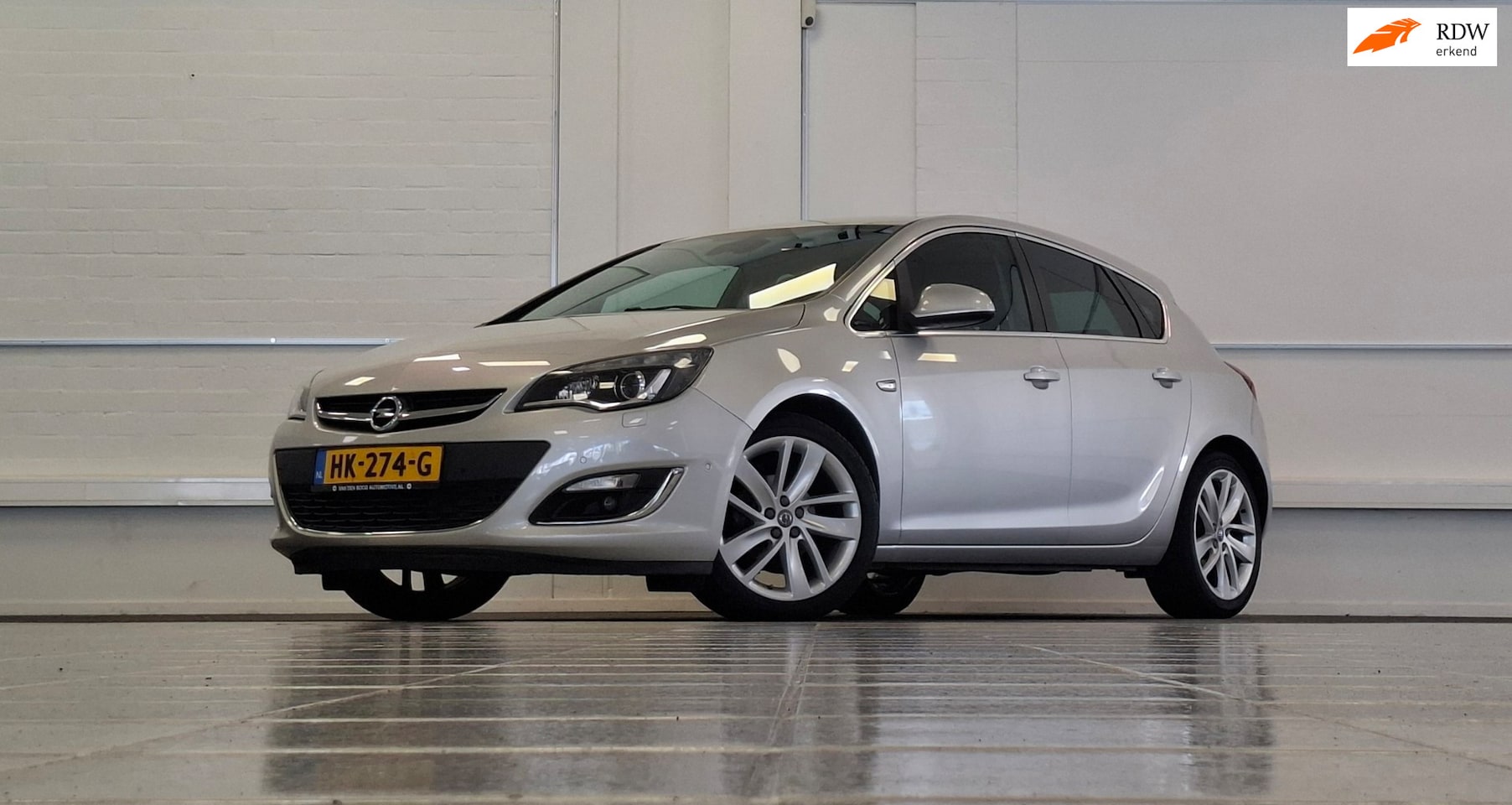 Opel Astra - 1.4 Turbo Sport + 100% Dealeronderhouden Leer Camera Mooi! - AutoWereld.nl