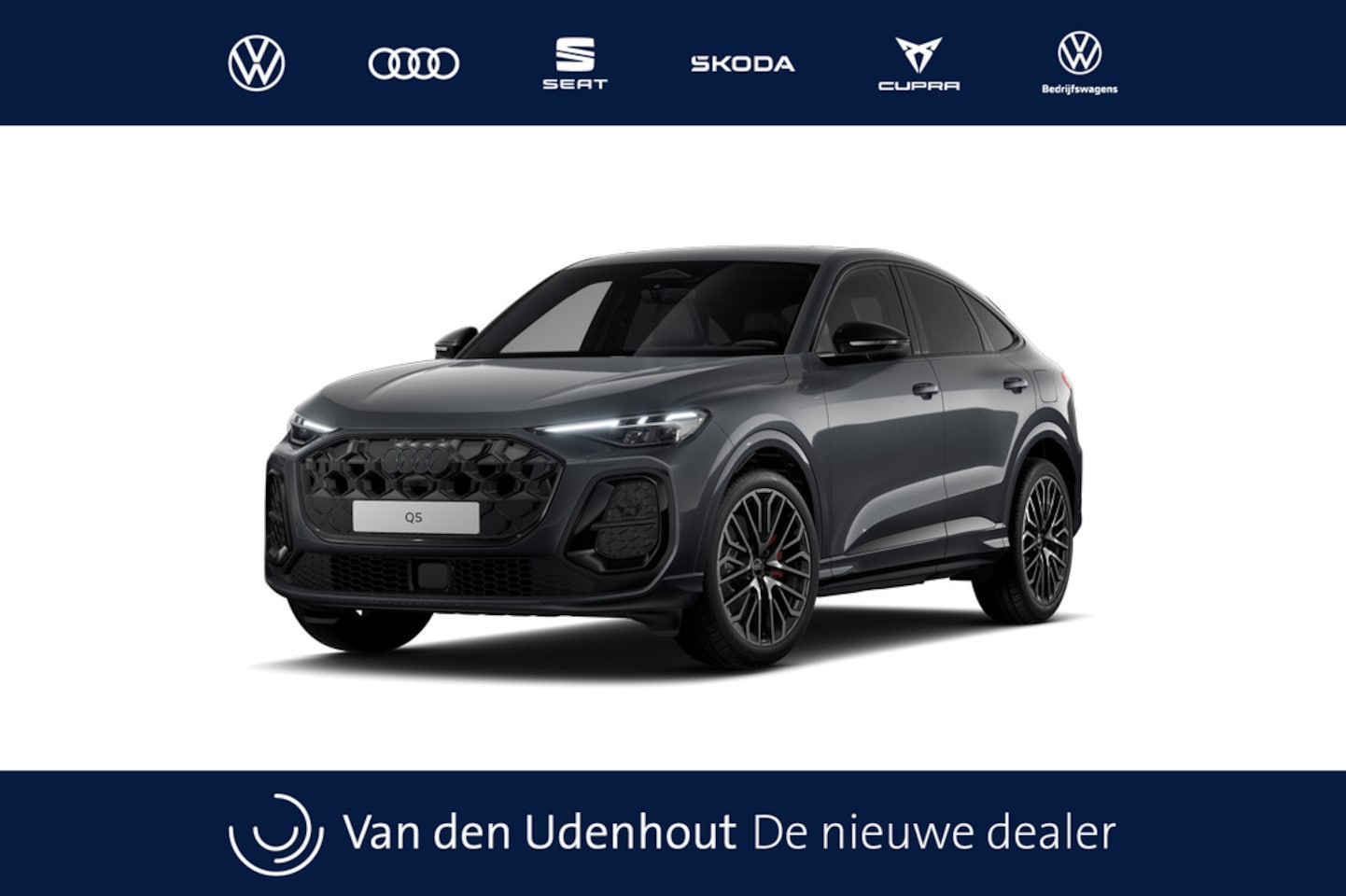 Audi Q5 Sportback - e-hybrid quattro 367 S tronic S edition Competition | Audi virtual cockpit | Hemelbekledin - AutoWereld.nl