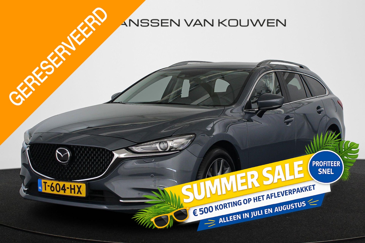 Mazda 6 Sportbreak - 2.0 SkyActiv-G 165 Centre-Line Trekhaak Stoelverwarming 360 Camera Adaptive Cruise - AutoWereld.nl