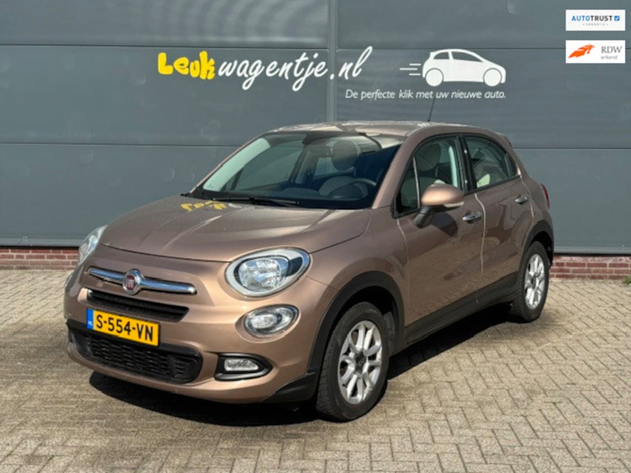 Fiat 500 X - 1.6 PopStar *carplay *navi *climate *cruise - AutoWereld.nl