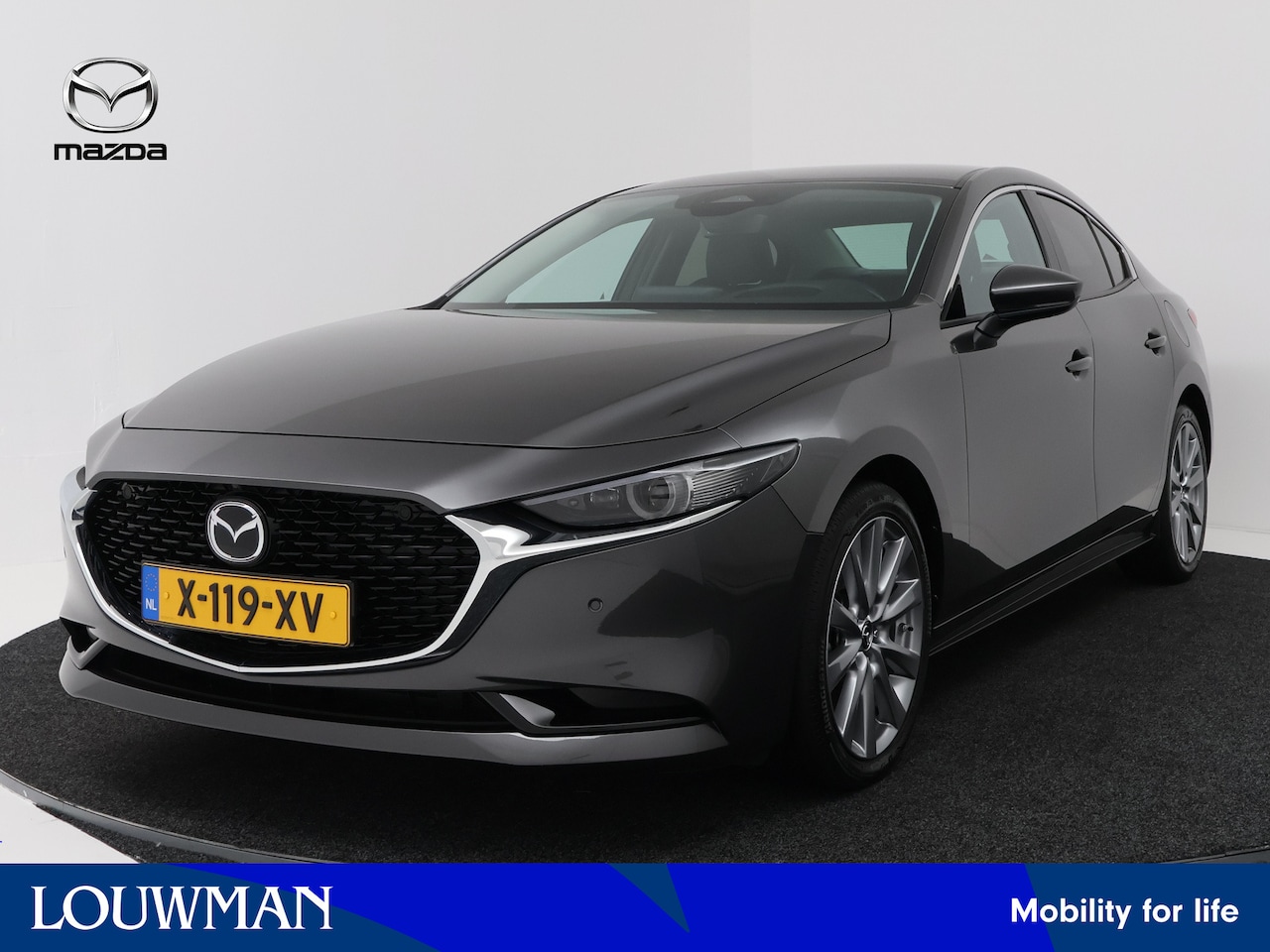 Mazda 3 - 2.0 e-SkyActiv-G M Hybrid 150 Exclusive-line Bose en Leer | COMB | DASO | DESI - AutoWereld.nl