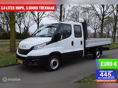Iveco Daily - 35S16D 3.0 160PK EURO-6 | Open Laadbak | 7-persoons Pick-UP | Dubbele Cabine