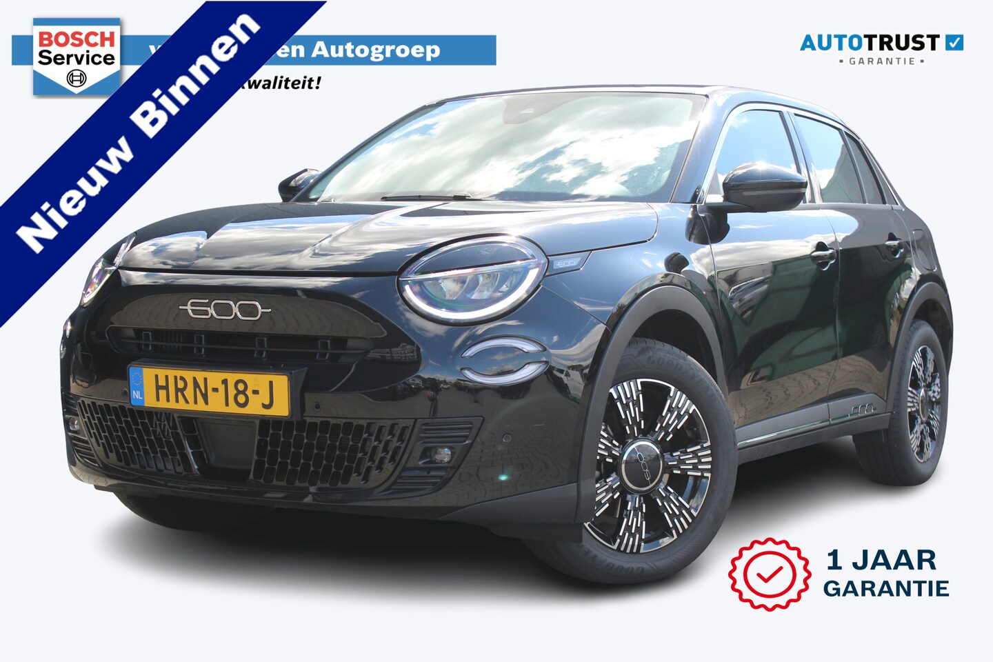 Fiat 600 - 1.2 Hybrid Urban | Incl. 12 Maanden garantie | Stoelverwarming | Cruise | Airco | Apple Ca - AutoWereld.nl