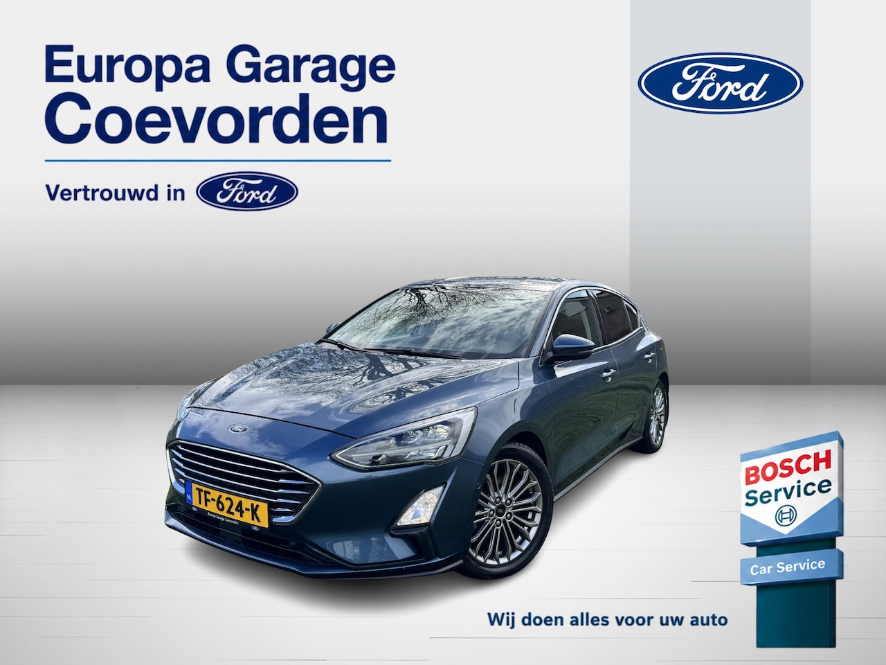 Ford Focus - 1.0 EB 125PK Titanium Business | DEALER OND. | ADAP. CRUISE | WINTERPACK | B&O AUDIO | CAM - AutoWereld.nl