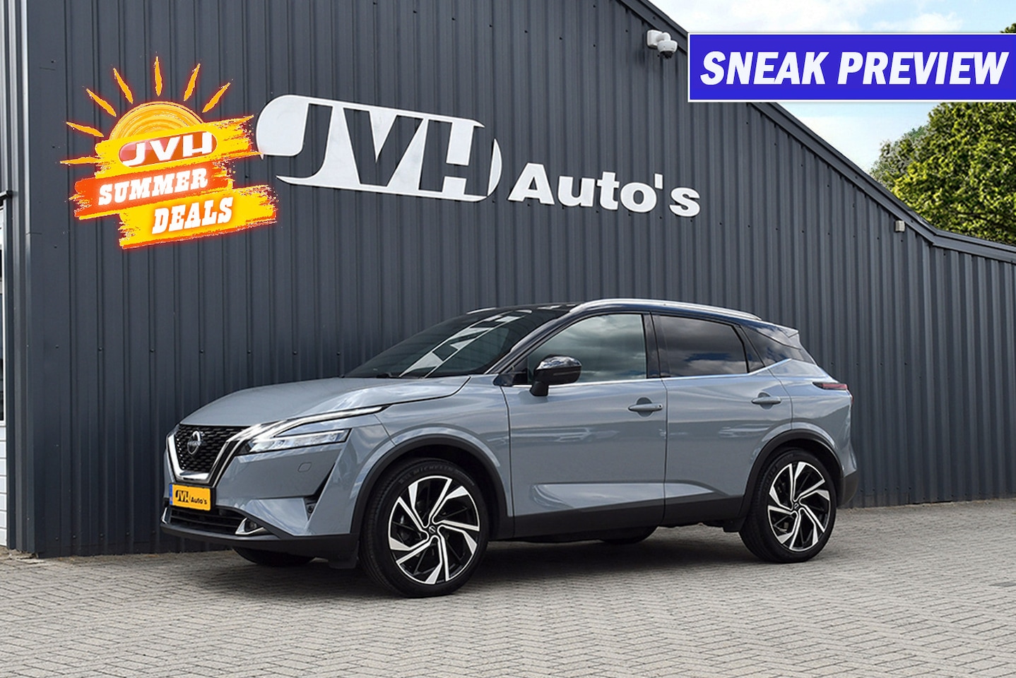 Nissan Qashqai - 1.3 MHEV Tekna Plus Bi-Tone 06-2023 | BTW | Panorama | Head-UP | Virtual CP | Leder | Cam3 - AutoWereld.nl
