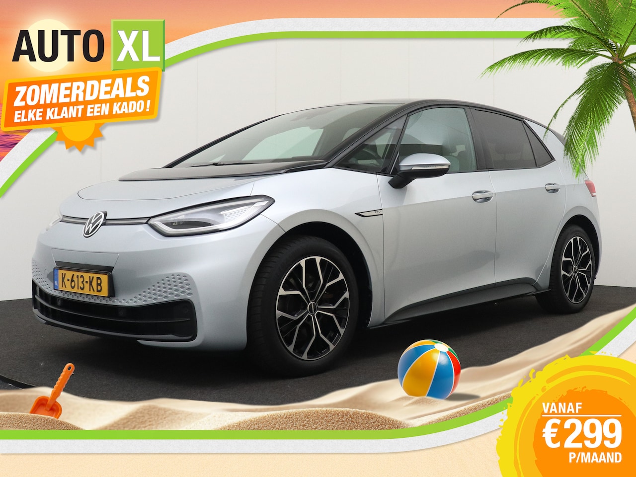 Volkswagen ID.3 - Business 58 kWh (92%SOH) IQ.Light 18'LMV Camera Privacy Glas - AutoWereld.nl