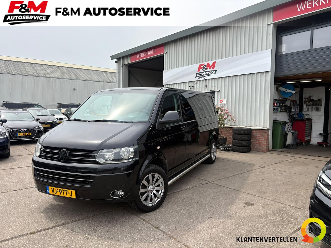Volkswagen Transporter - 2.0 TDI L2H1 DC Comfortline Airco, cruise, leder, trekhaak, pdc - AutoWereld.nl