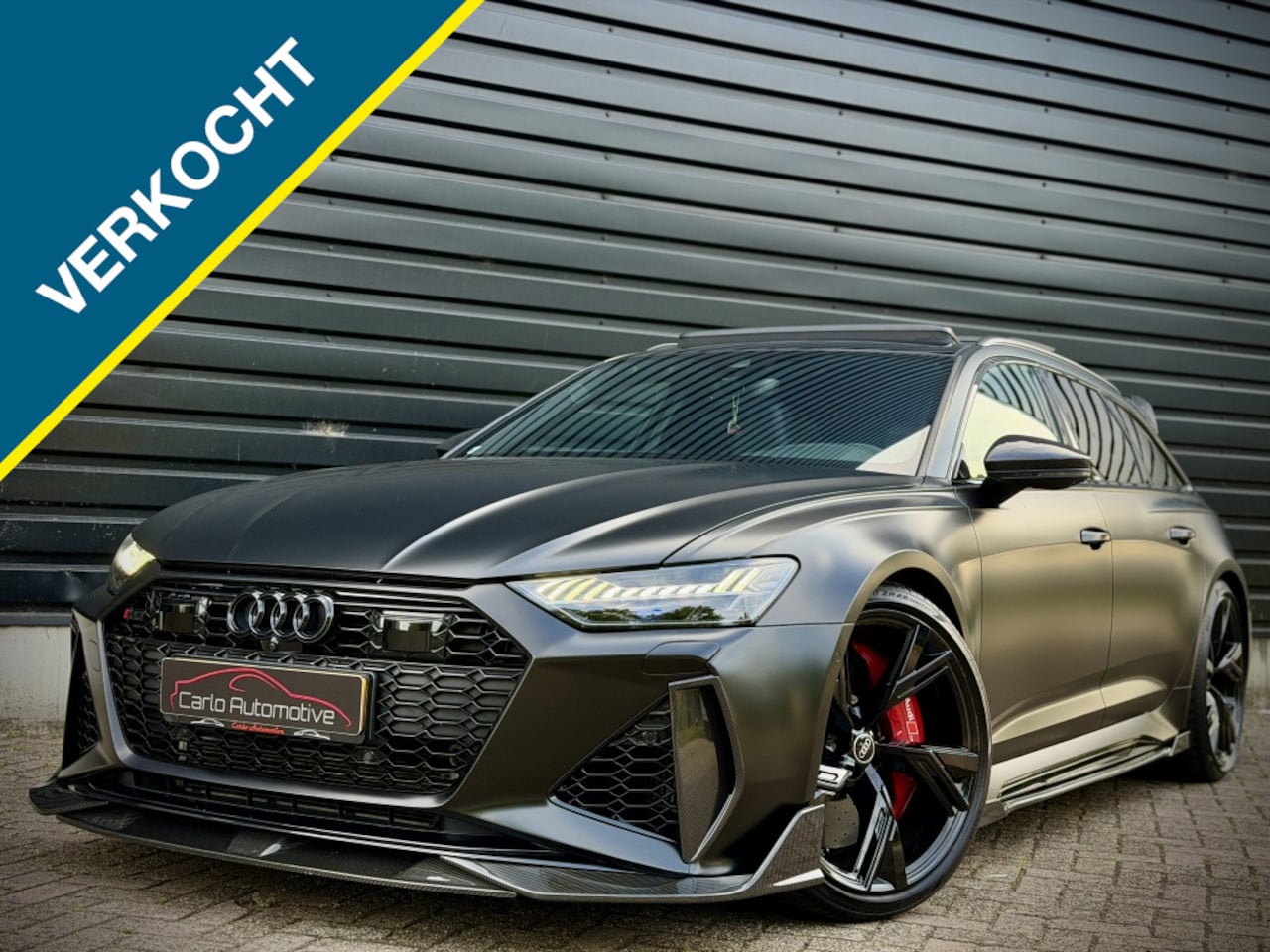 Audi RS6 - Quattro DYN+|CARBON|PANO|CERAMIC|B&O|360|SATIN - AutoWereld.nl