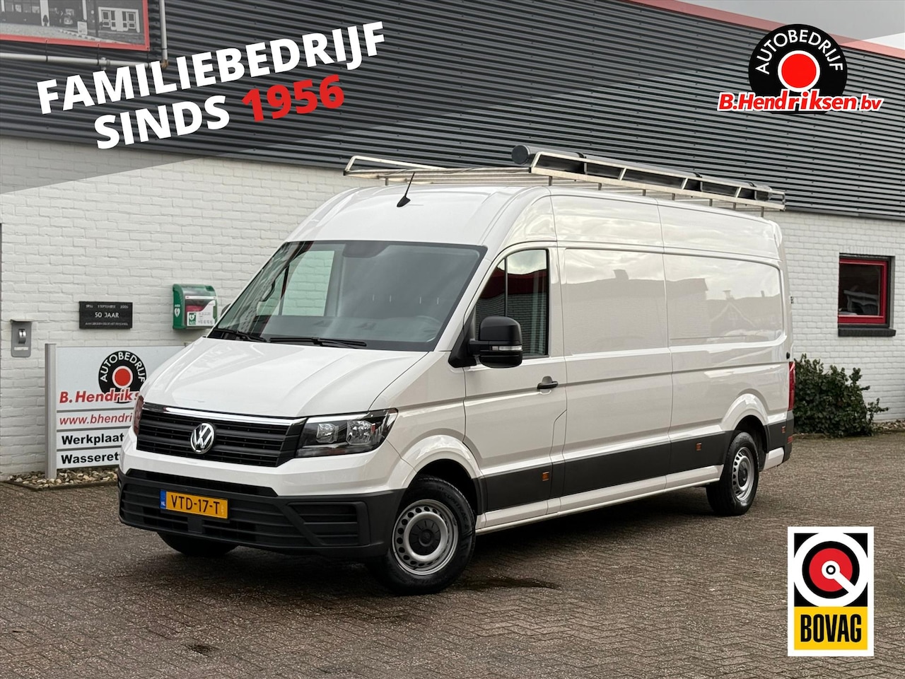 Volkswagen Crafter - GB 2.0 TDI L4H3 3500 FWD Trendline/ Imperiaal/ Vloer + wandplaten/ Trekhaak/ Airco/ Cruise - AutoWereld.nl