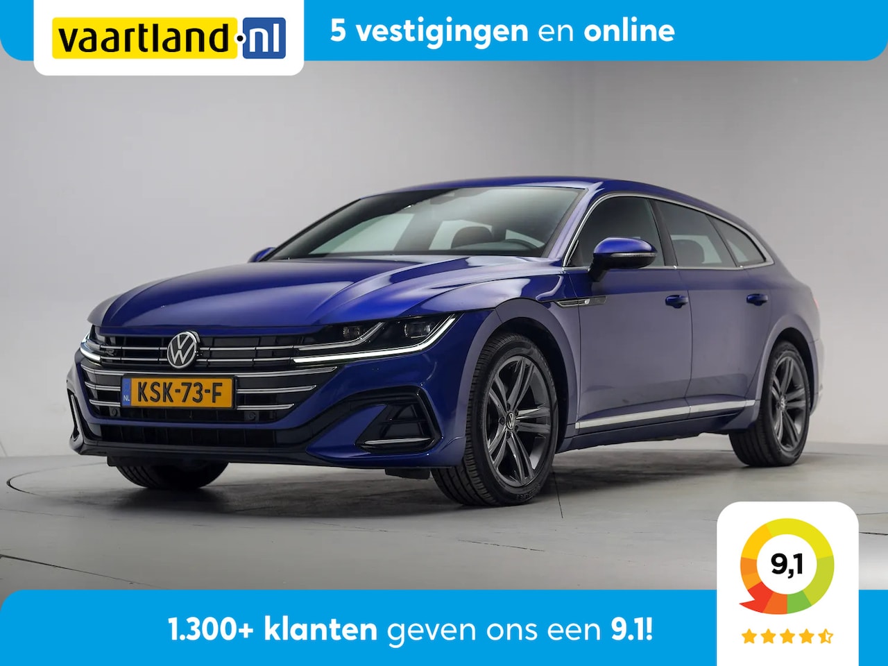 Volkswagen Arteon Shooting Brake - 1.4 e-Hybrid Shooting Brake R-Line [ Adapt.cruise Virtual Stoelverwarming ] - AutoWereld.nl
