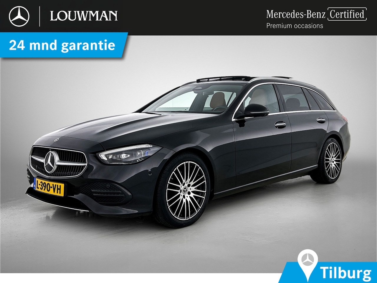 Mercedes-Benz C-klasse Estate - 200 Launch Edition Luxury Line | Panoramadak | Leder | Burmester | 360 Camera | Memory | I - AutoWereld.nl