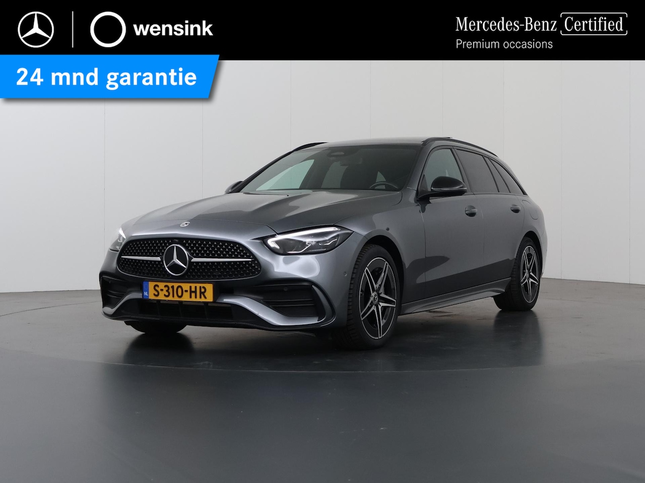 Mercedes-Benz C-klasse Estate - 300 e AMG Line | Night | Panoramadak | Sfeerverlichting | Alarm | Stoelverwarming | Achter - AutoWereld.nl