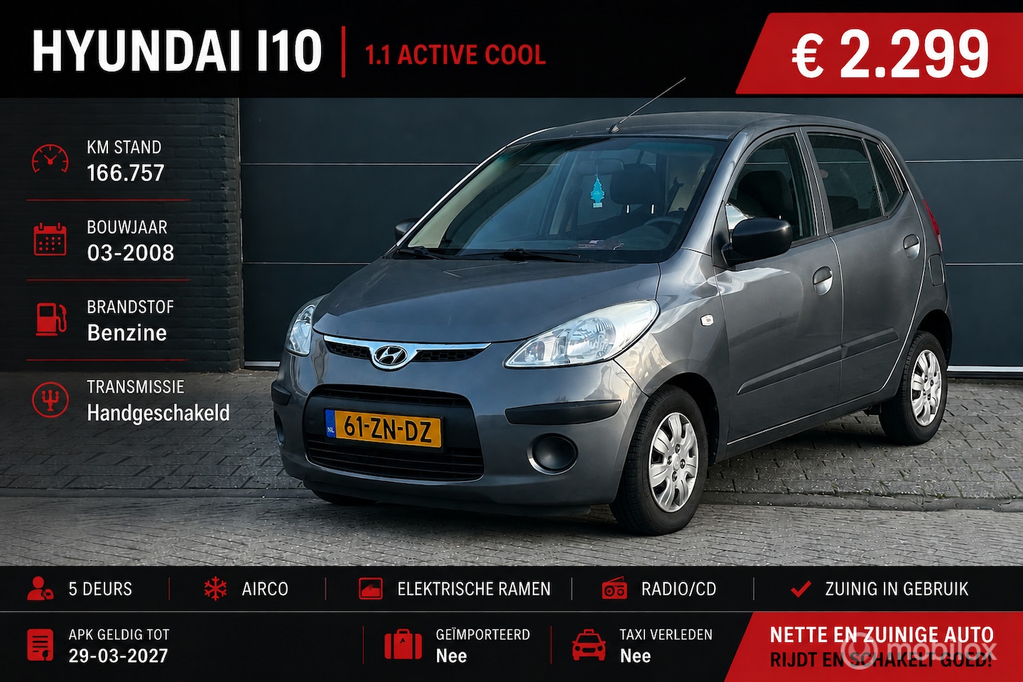 Hyundai i10 - 1.1 Active Cool 1.1 Active Cool - AutoWereld.nl