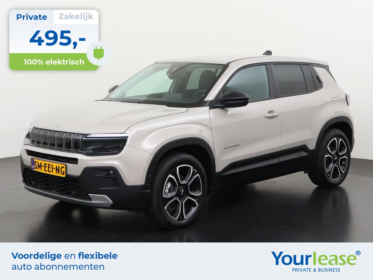 Jeep Avenger - Summit 54 kWh 3 fase | All-in 495,- Private Lease | Direct uit voorraad - AutoWereld.nl