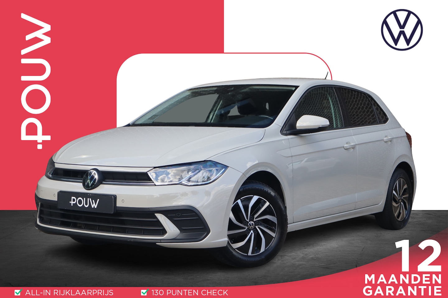 Volkswagen Polo - 1.0 TSI 95pk Life | Allseason Banden | Parkeersensoren | App Connect - AutoWereld.nl