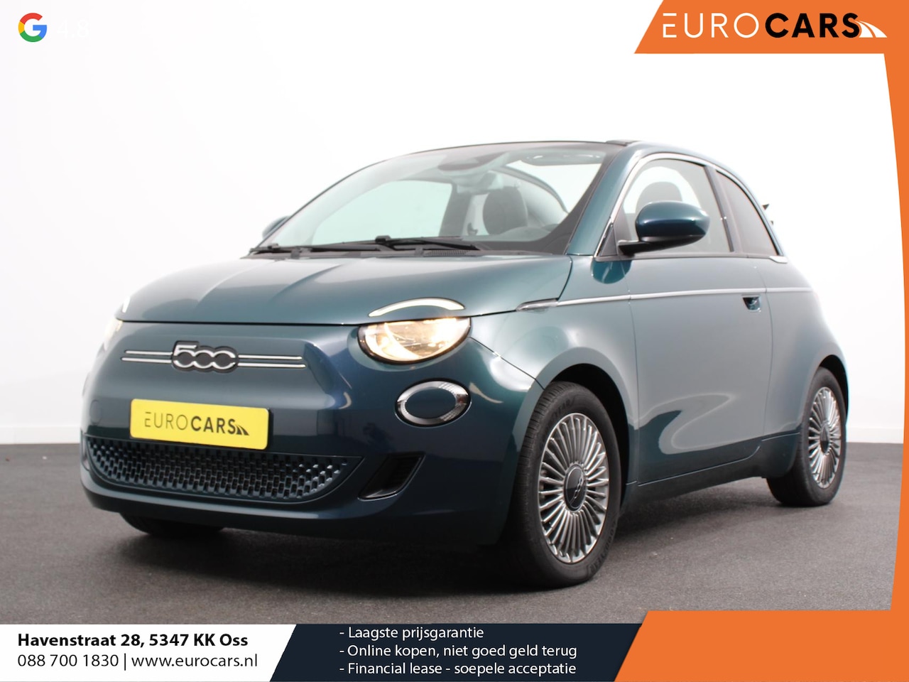 Fiat 500e - Berline 42 kWh Automaat Climate control Cruise control Achteruitrijcamera Led Navigatie Ap - AutoWereld.nl
