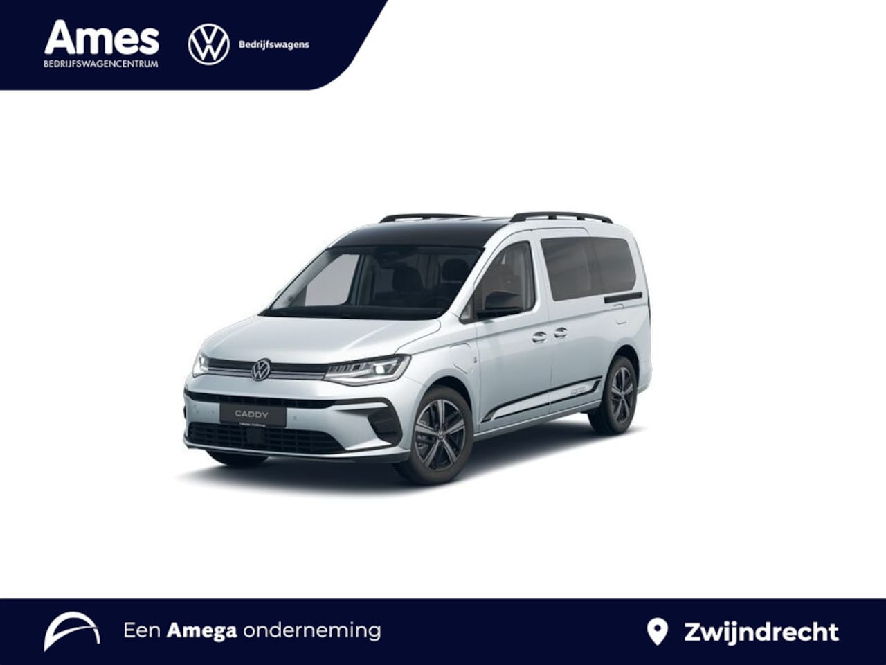 Volkswagen Caddy Maxi - 1.5 TSI Hybride First edition 150PK 7 zits | incl btw/bpm | Zwart dak | 17" lichtmetaal | - AutoWereld.nl