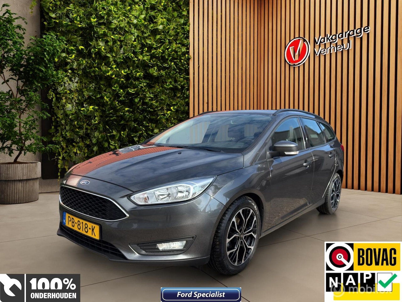 Ford Focus Wagon - 1.0 Trend|101Pk|Nap|Boekjes|Trekhaak - AutoWereld.nl