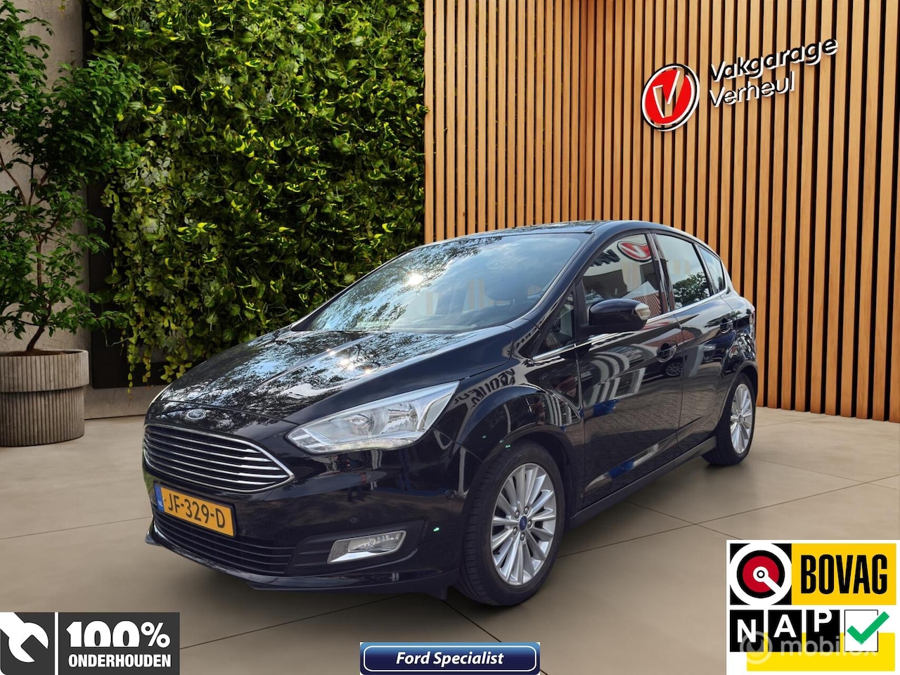 Ford C-Max - 1.5 Titanium|150Pk|Trekhaak|Camera|Nap|Boekjes - AutoWereld.nl