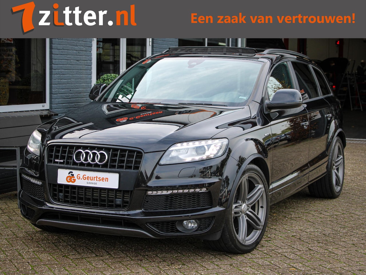 Audi Q7 - 3.0 TFSI quattro Pro Line S 5+2 Panoramadak, ACC, Luchtvering, Trekhaak, Volleder, - AutoWereld.nl