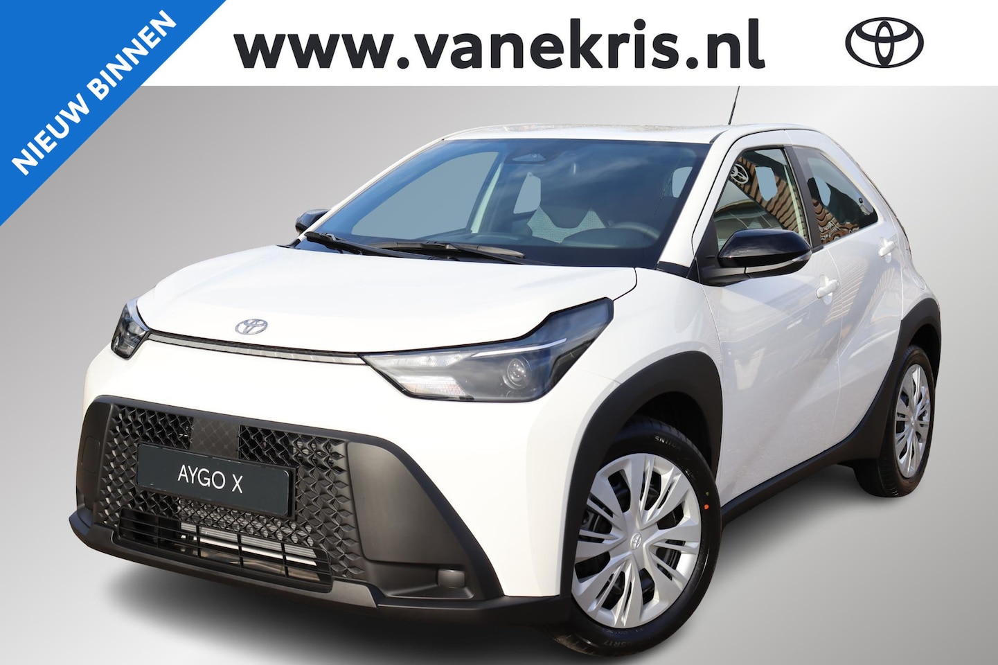 Toyota Aygo X - Hybrid 115 play Hybrid 115 play, Nieuw en snel leverbaar met €1000 inruilvoordeel! - AutoWereld.nl