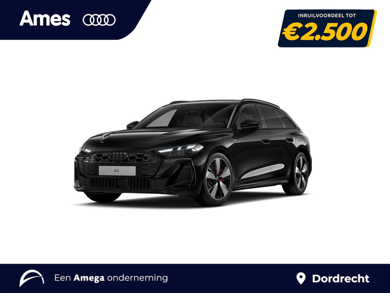 Audi A5 Avant - 2.0 e-hybrid quattro S edition Competition | Rode stiksels | 367 pk - AutoWereld.nl