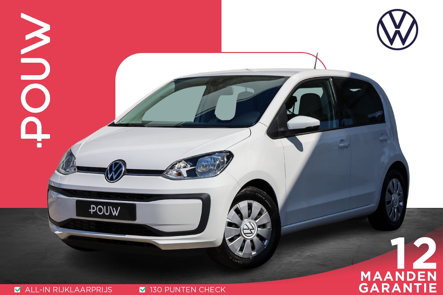 Volkswagen Up! - 1.0 BMT 60pk move up! | Lane Assist | Bluetooth | Leder Stuurwiel - AutoWereld.nl