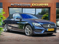 Mercedes-Benz C-klasse - 180 Business Solution AMG Panoramadak 3D Burmester Ambient Camera Stoelverwarming Leer Cru