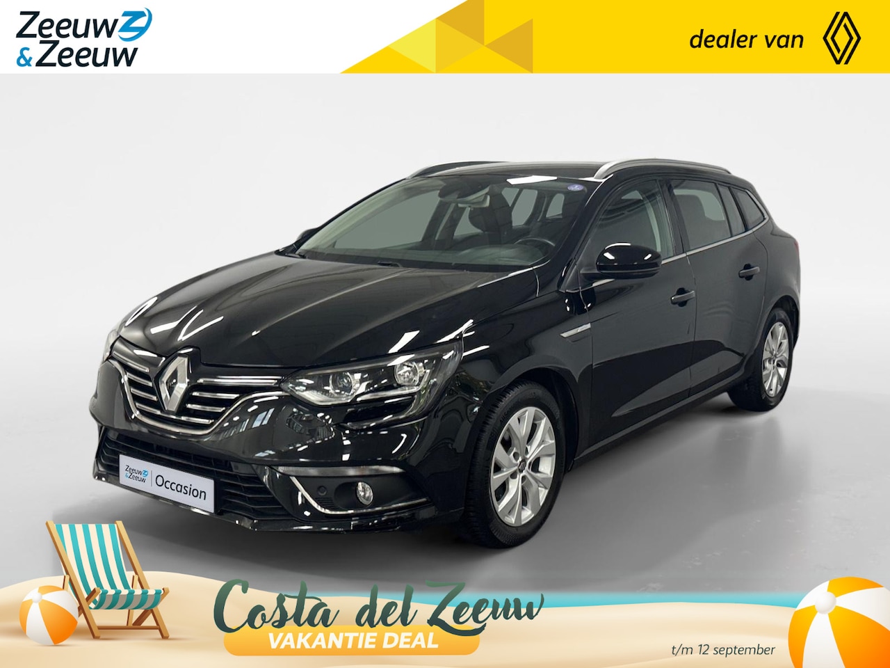 Renault Mégane Estate - 1.3 TCe Limited | Navi | Cruise Control | Climate Control | LM Velgen - AutoWereld.nl