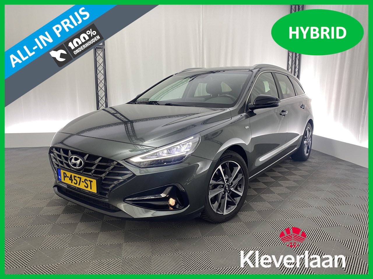 Hyundai i30 Wagon - 1.5 T-GDi MHEV Premium Apple carplay | Trekhaak | Leer | Stoel- en stuurverw. | Stoelventi - AutoWereld.nl