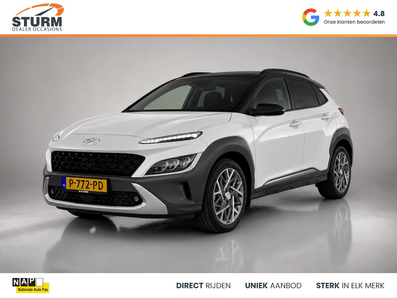 Hyundai Kona - 1.6 GDI HEV Premium 1.6 GDI HEV Premium - AutoWereld.nl