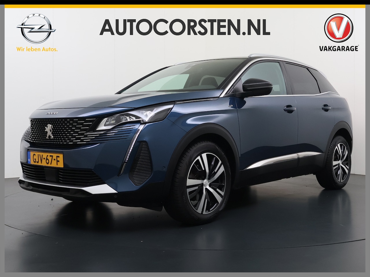 Peugeot 3008 - 131PK Automaat GT Adap.Cruise Stoelverwarming Elek.Achterklep 3D-Navi 360°Camera Apple Car - AutoWereld.nl