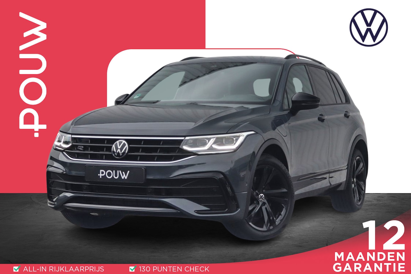 Volkswagen Tiguan - 1.4 TSI eHybrid 245pk DSG R-Line Business+ | Winter Pakket | Trailer Pakket - AutoWereld.nl