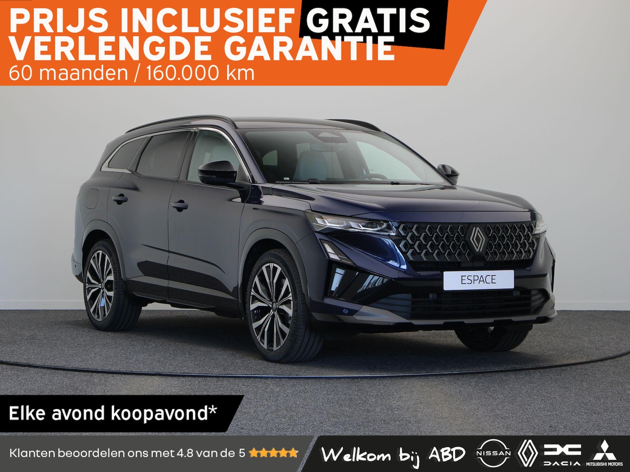 Renault Espace - E-Tech full hybrid 200pk iconic 7p. | Vijf jaar garantie | Panoramisch dak | Harman Kardon - AutoWereld.nl