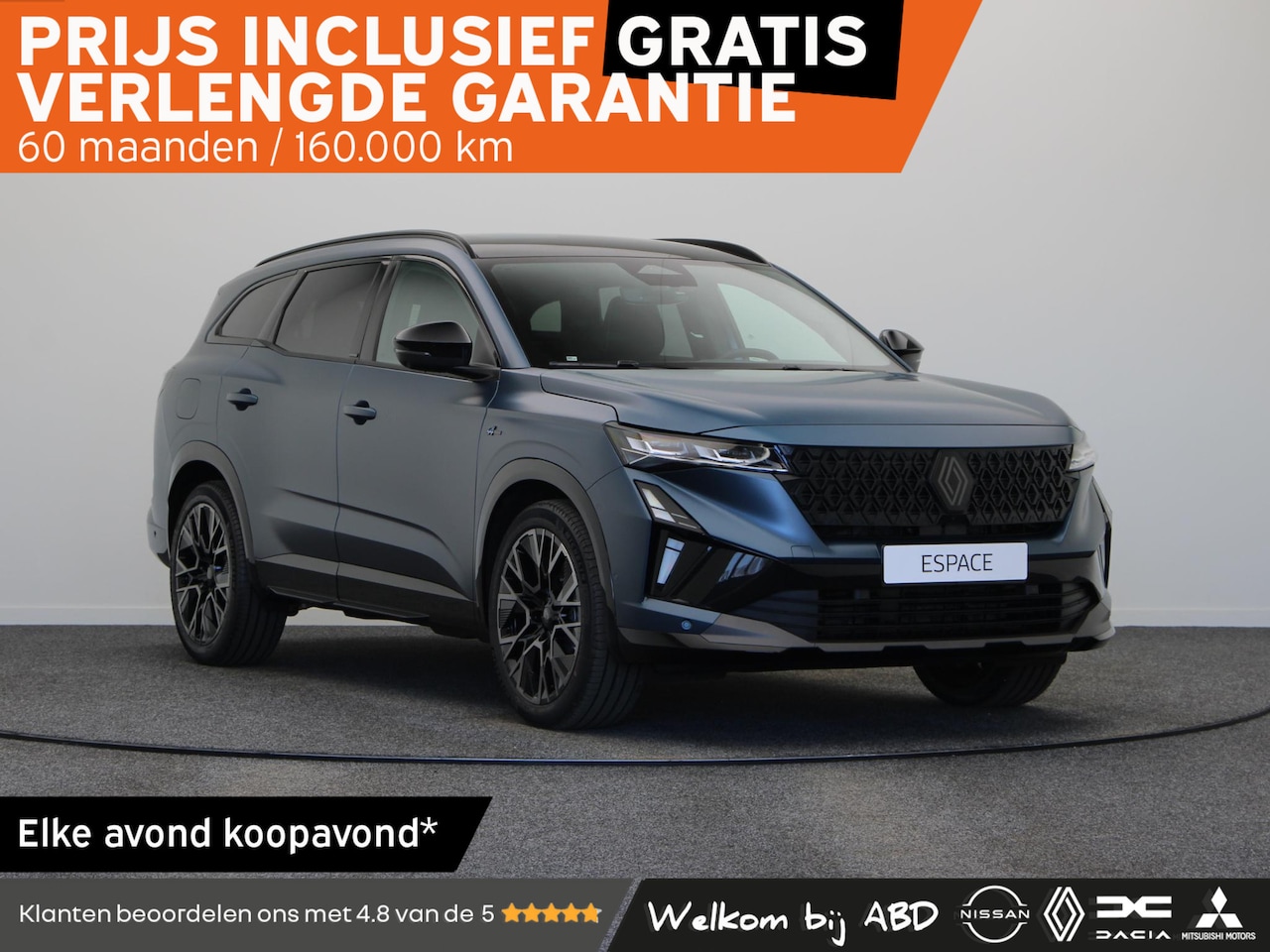 Renault Espace - E-Tech full hybrid 200pk esprit Alpine 5p. | Vijf jaar garantie | 4Control | Elek. bedienb - AutoWereld.nl