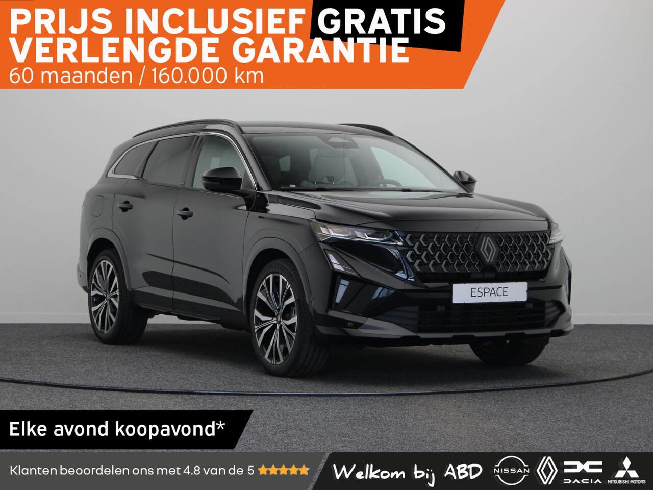 Renault Espace - E-Tech full hybrid 200 iconic 7p. | Vijf jaar garantie | HUD | Harman kardon | Panoramisch - AutoWereld.nl