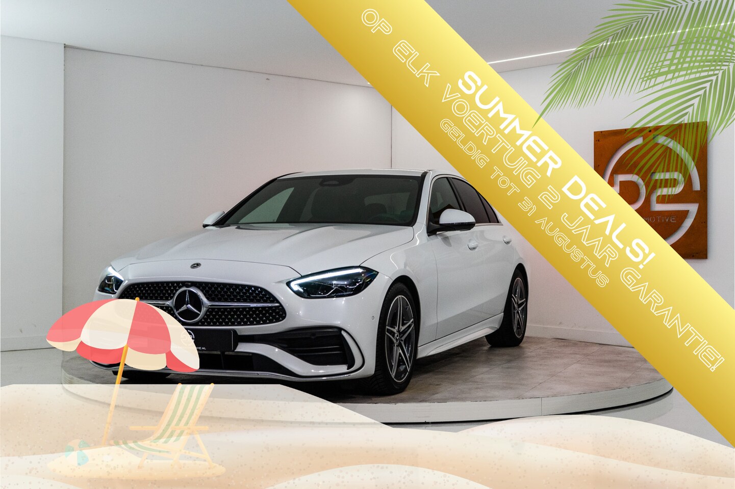 Mercedes-Benz C-klasse - 180 AMG Line 170PK | Sfeer | Carplay | Leder | Stoelverw. | 12 MND Garantie - AutoWereld.nl