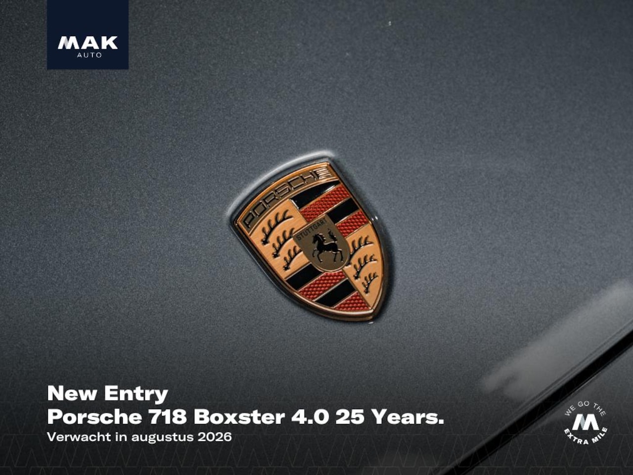 Porsche 718 Boxster - 4.0 25 Years 4.0 25 Years , 47/1250, 20", PASM, Bose, sportstoelen+, keyless, camera, cruise - AutoWereld.nl