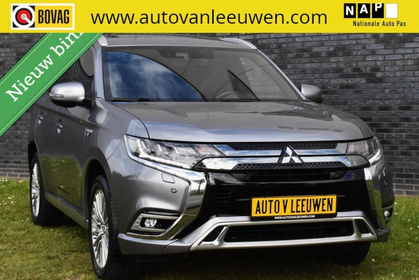 Mitsubishi Outlander - 2.4 PHEV Diamand Edition LEDER VOL! 360º/PANORAMADAK/CAMERA/ACC/ETC,! - AutoWereld.nl
