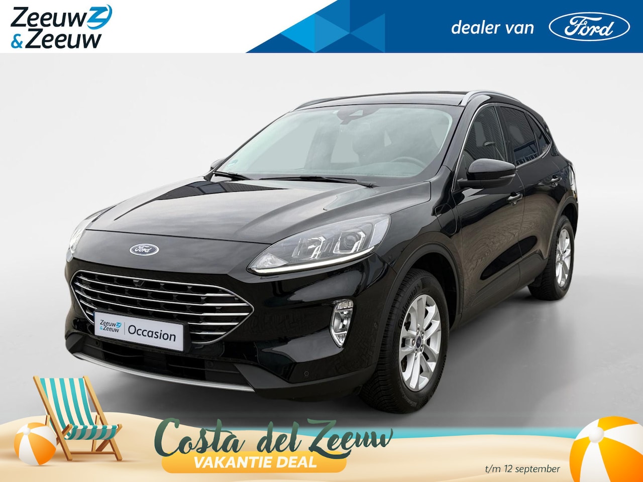 Ford Kuga - 2.5 PHEV Titanium | Dealer Onderhouden | SOH 91% | El. Trekhaak | Adapt. Cruise Control | - AutoWereld.nl
