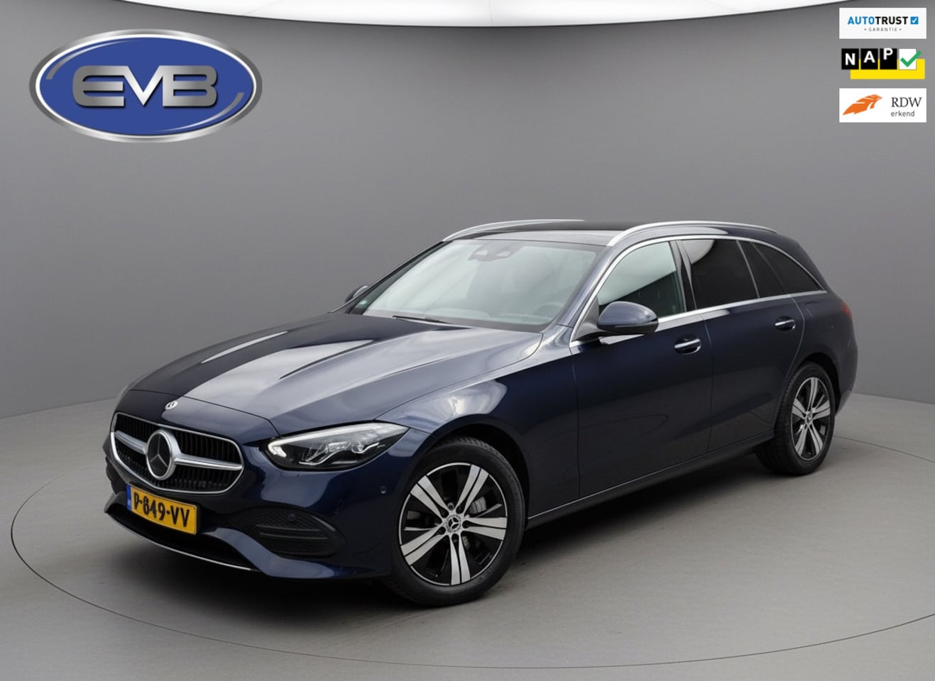Mercedes-Benz C-klasse Estate - 300 e Luxury Line 300 e Luxury Line, vol leder, elect bedienbare trekhaak, sfeerverl. 1 e eigenaar, NL auto - AutoWereld.nl