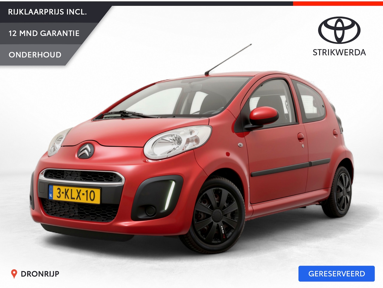 Citroën C1 - 1.0 Collection | Airco | Elek. Ramen | Bluetooth | Led dagrijverlichting | ZGAN banden! - AutoWereld.nl