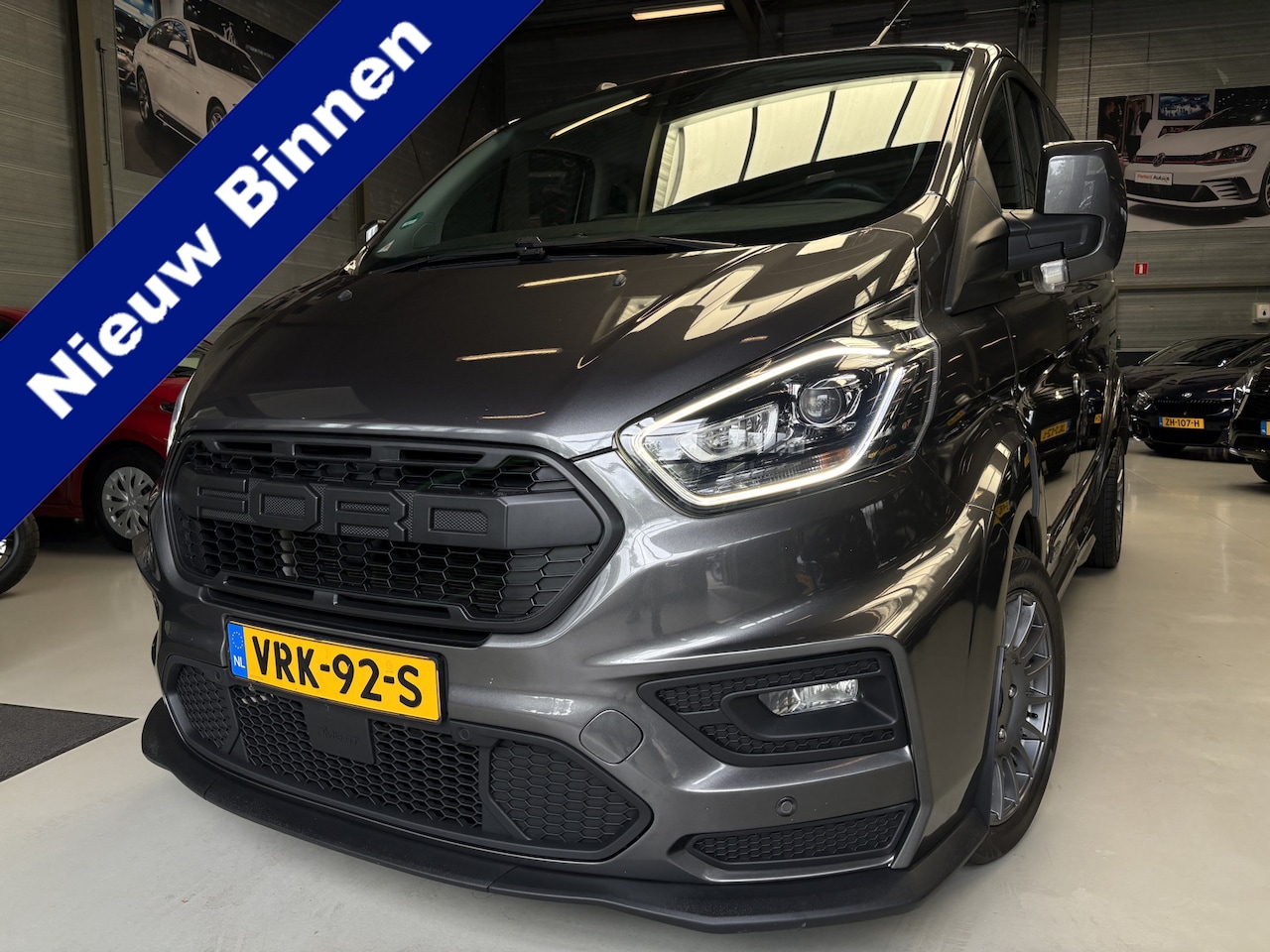 Ford Transit Custom - 320 2.0 TDCI L2H1 MS-RT Adapt. Cruise, Navi, Dubbele schuifdeur, 185 PK - AutoWereld.nl