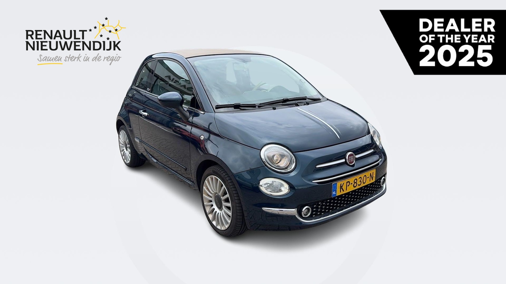 Fiat 500 C - 0.9 TwinAir Turbo Lounge | 1E IEGENAAR | DEALERONDERHOUDEN | LEDER | AIRCO | - AutoWereld.nl