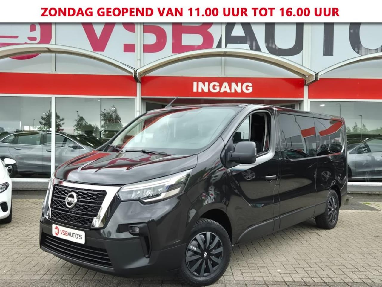 Nissan Primastar - 2.0 DCI 130PK L2H1 dubbel-cabine 6-PERSOONS LED NAVI CAMERA TREKHAAK PDC - AutoWereld.nl