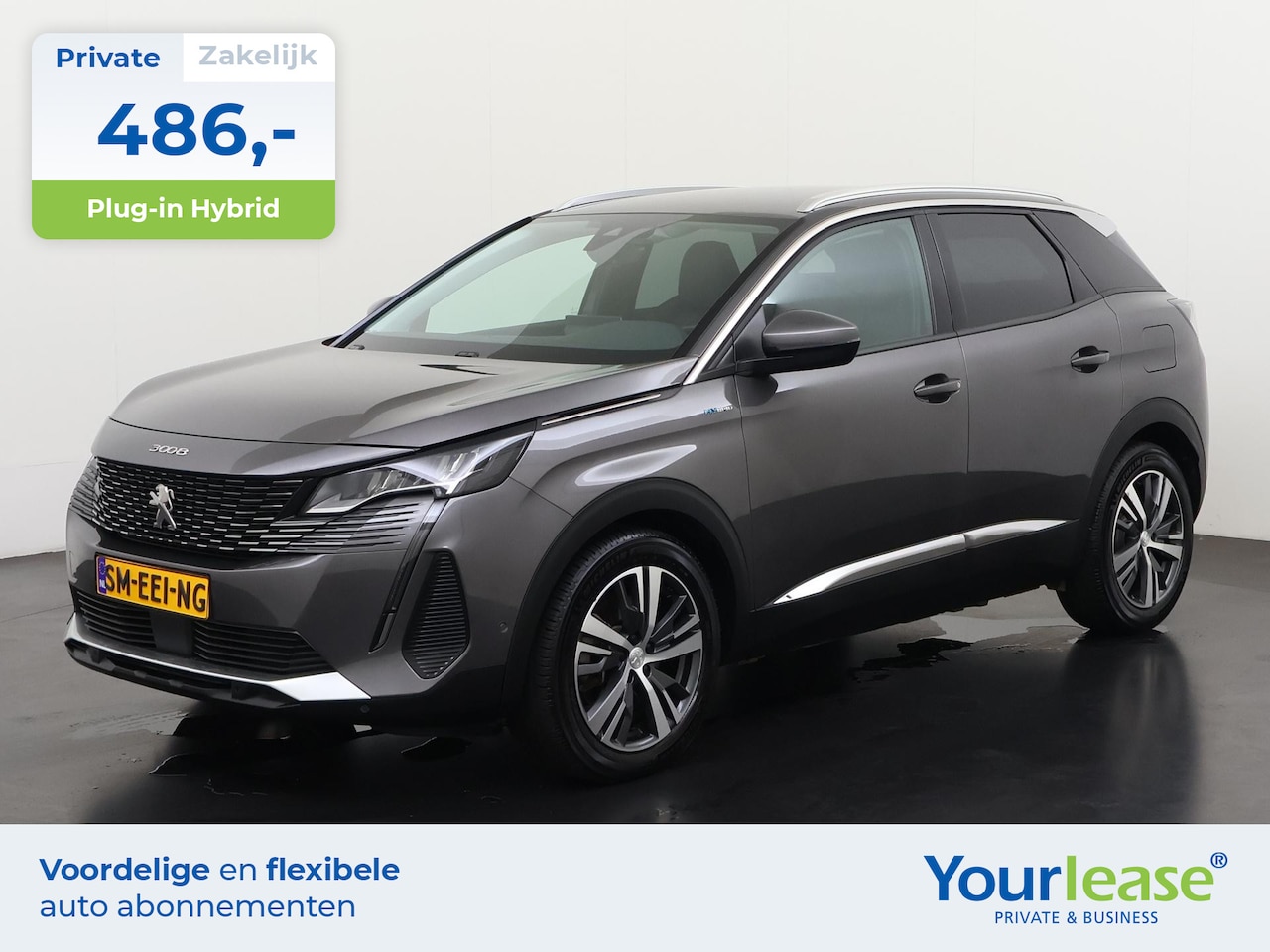 Peugeot 3008 - 1.6 HYbrid 225 Allure Pack | All-in 486,- Private Lease | Direct uit voorraad - AutoWereld.nl