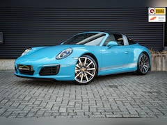 Porsche 911 Targa - 991.2 3.0 4 | Miami Blue | Sportchrono | Stoelventilatie | Leder | CarPlay | Camera | Unie