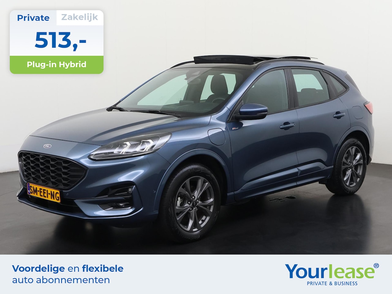 Ford Kuga - 2.5 PHEV ST-Line | All-in 513,- Private Lease | Direct uit voorraad - AutoWereld.nl